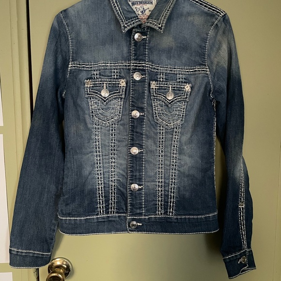 True Religion Jackets & Blazers - Y2K True Religion Trucker Jacket Sz Med